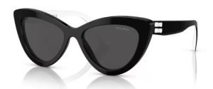 Miu Miu MU 04YS 10G5S0 black white sunglasses