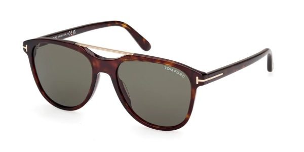 Tom Ford TF1098 Damian-02 - 52N - Dark Havana/Green