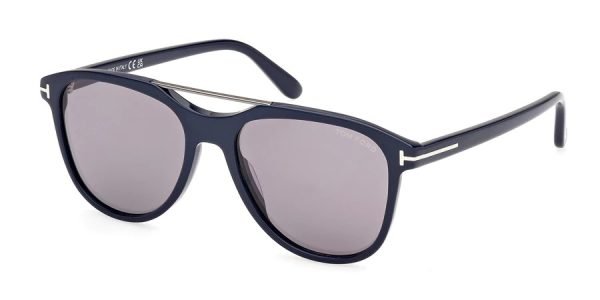 Tom Ford TF1098 Damian-02 - 90C - Shiny Blue/Smoke Mirror