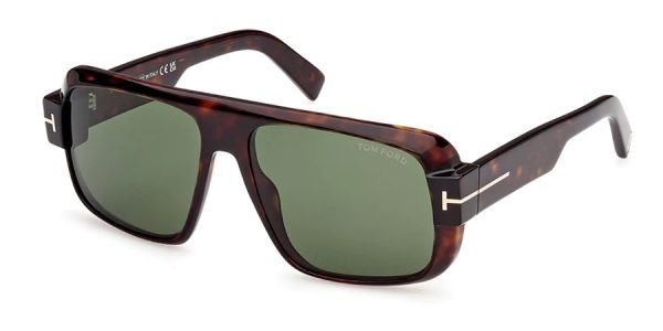 Tom Ford TF1101 Turner - 52N - Dark Havana/Green