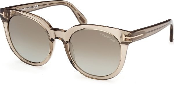 Tom Ford TF1109 Moira - 45G - Shiny Light Brown/Brown Mirror