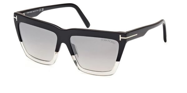 Tom Ford TF1110 Eden - 05C - Black/Crystal/Smoke Mirror