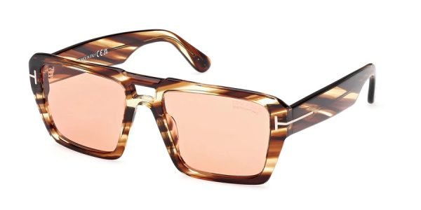 Tom Ford TF1153 Redford - 55E - Coloured Havana/Brown