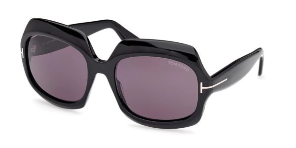 Tom Ford TF1155 Ren - 01A - Shiny Black/Smoke