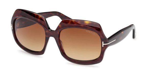 Tom Ford TF1155 Ren - 52F - Dark Havana/Gradient Brown