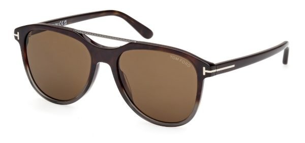 Tom Ford TF1098 Damian-02 - 55J - Coloured Havana/Roviex