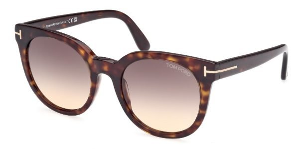 Tom Ford TF1109 Moira - 52B - Dark Havana/Brown Smoke