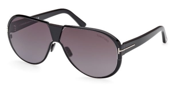 Tom Ford TF1072 Vincenzo - 01B Shiny Black