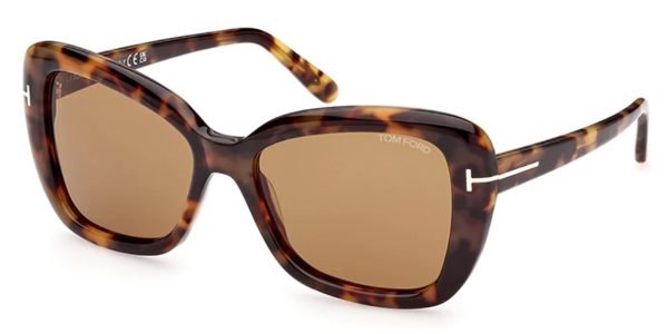 Tom Ford TF1008 Maeve - 55J Coloured Havana / Roviex