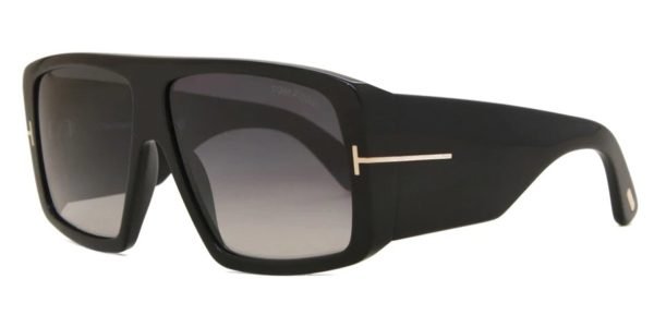 Tom Ford TF1036 Raven - 01B Shiny Black / Gradient Smoke