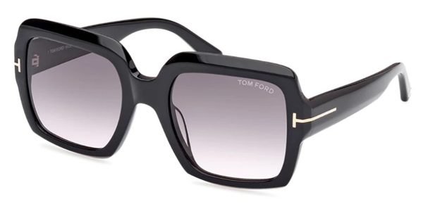 Tom Ford TF1082 Kaya - 01B Shiny Black / Gradient Smoke