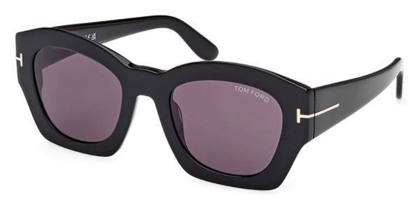 Tom Ford TF1083 Guilliana - 01A Shiny Black / Smoke