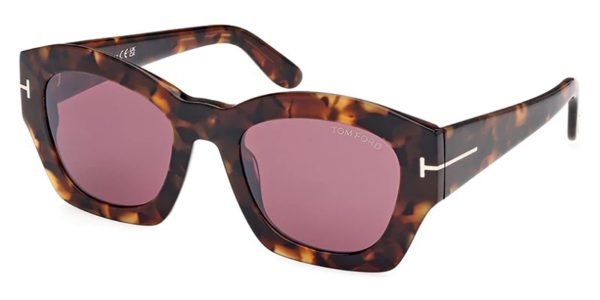 Tom Ford TF1083 Guilliana - 52T Dark Havana / Bordeaux Mirror