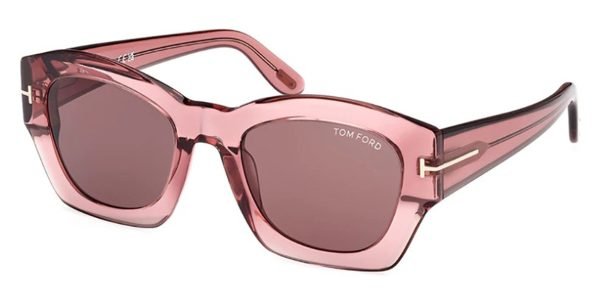 Tom Ford TF1083 Guilliana - 72E Shiny Dark Pink / Brown