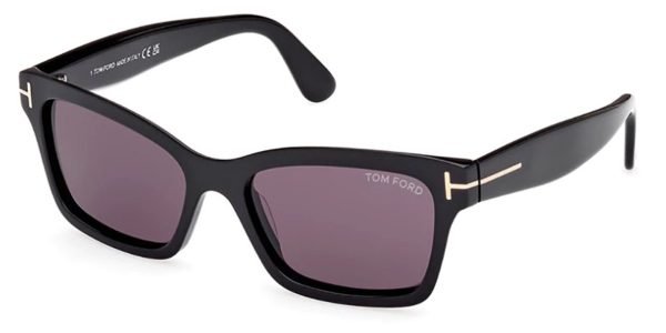 Tom Ford TF1085 Mikel - 01A Shiny Black / Smoke