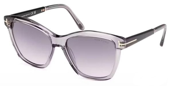 Tom Ford TF1087 Lucia - 20A Shiny Grey / Smoke