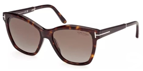 Tom Ford TF1087 Lucia - 52H Dark Havana / Brown Polarized