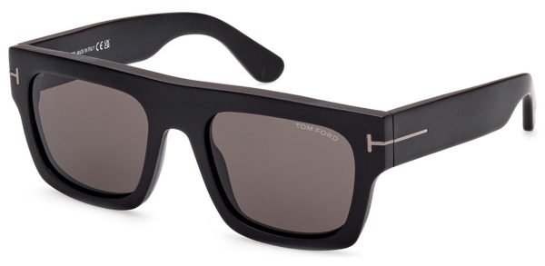 Tom Ford TF0711-N Fausto - 02A Matte Black / Smoke