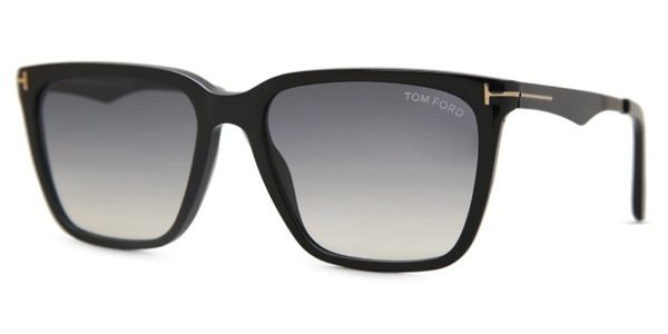 Tom Ford TF0862 Garrett - 01B Shiny Black / Gradient Smoke