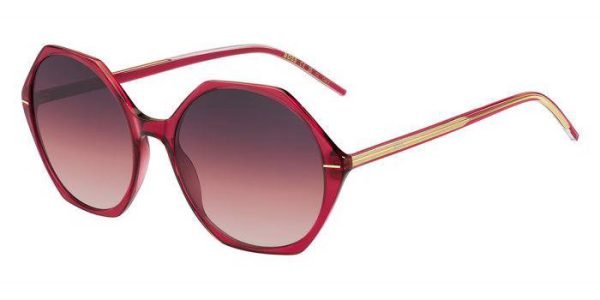 Hugo Boss BOSS 1585/S - 8CQ-Cherry /UQ Burgundy Shaded Pink