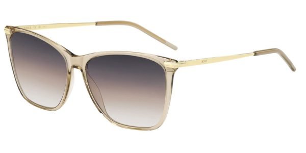 Hugo Boss BOSS 1661/S - 84A-Beige-Gld /PR Grey Brown Doubleshade